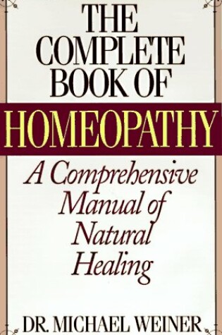 Cover of The Complete Book of Homeopathy