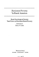 Book cover for Persistent Poverty In Rural America
