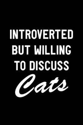 Book cover for Introverted Discuss Cats Notebook