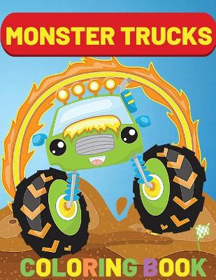 Book cover for Monster Truck Coloring Book