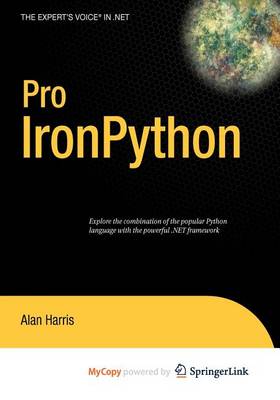 Book cover for Pro Ironpython