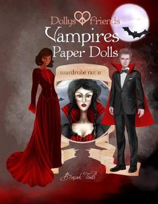 Book cover for Dollys and Friends, Vampires Paper Dolls