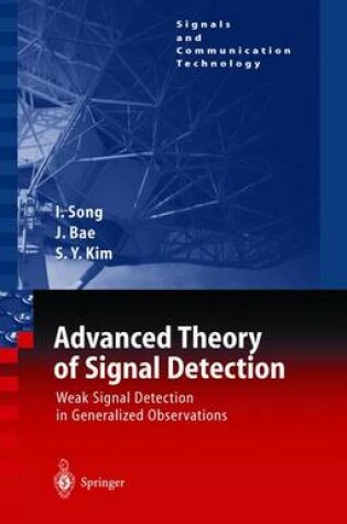 Cover of Advanced Theory of Signal Detection