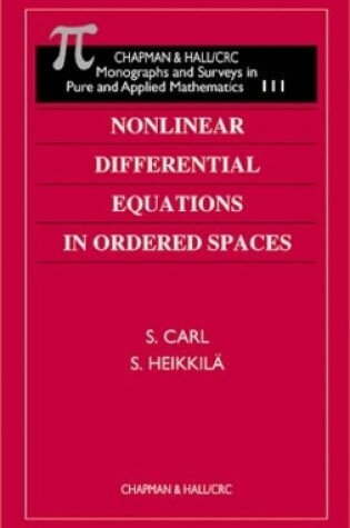 Cover of Nonlinear Differential Equations in Ordered Spaces