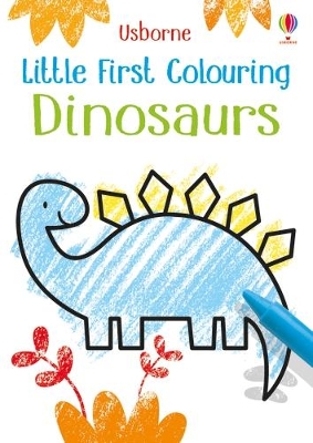 Book cover for Little First Colouring Dinosaurs