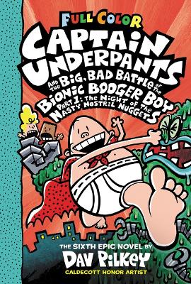 Book cover for Bad Battle of the Bionic Booger Boy 1 Captain Underpants and the Big