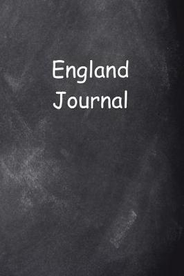 Cover of England Journal Chalkboard Design