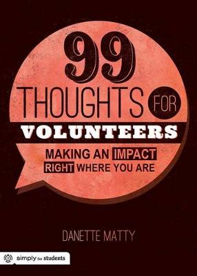 Book cover for 99 Thoughts for Volunteers