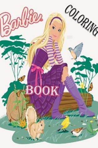 Cover of barbie coloring book