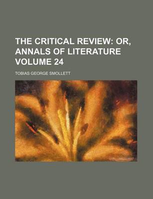 Book cover for The Critical Review Volume 24