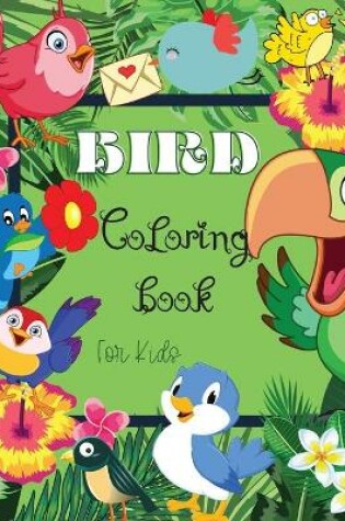 Cover of Bird Coloring Book for Kids