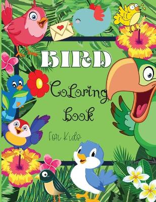 Book cover for Bird Coloring Book for Kids