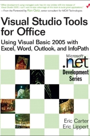 Cover of Visual Studio Tools for Office