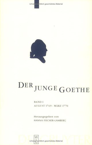 Book cover for Der junge Goethe