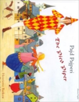 Book cover for The Pied Piper in Albanian and English