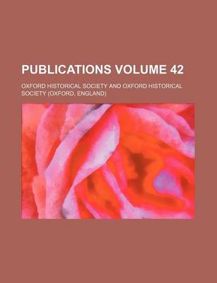 Book cover for Publications Volume 42