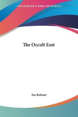 Cover of The Occult East