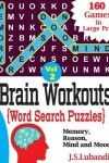 Book cover for Brain Workouts(WORD SEARCH) Puzzles