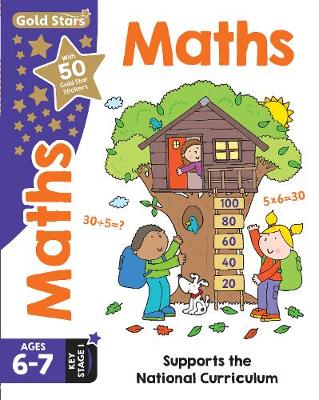 Book cover for Gold Stars Maths Ages 6-7 Key Stage 1