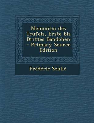 Book cover for Memoiren Des Teufels, Erste Bis Drittes Bandchen