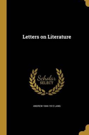 Cover of Letters on Literature