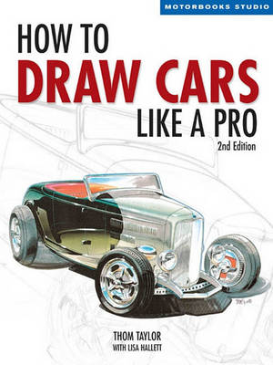 Cover of How to Draw Cars Like a Pro, 2nd Edition