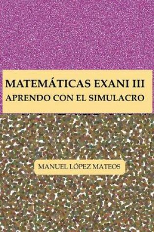 Cover of Matematicas Exani III