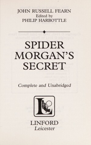 Book cover for Spider Morgan's Secret