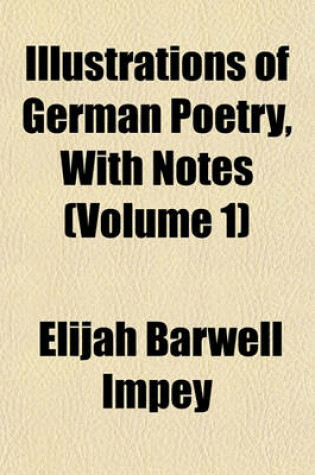 Cover of German Poetry, with Notes Volume 1