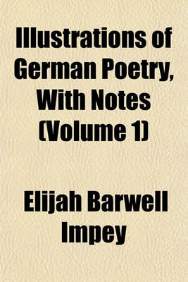 Book cover for German Poetry, with Notes Volume 1