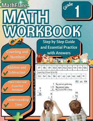 Book cover for MathFlare - Math Workbook 1st Grade