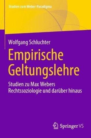 Cover of Empirische Geltungslehre