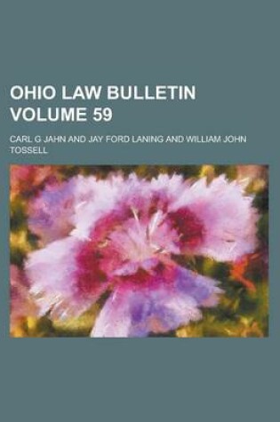 Cover of Ohio Law Bulletin Volume 59