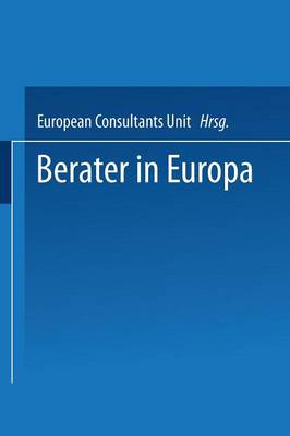 Cover of Berater in Europa