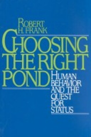 Cover of Choosing the Right Pond