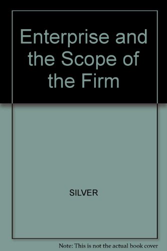 Book cover for Enterprise and the Scope of the Firm