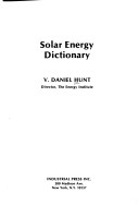 Book cover for Solar Energy Dictionary