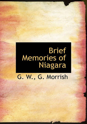 Book cover for Brief Memories of Niagara