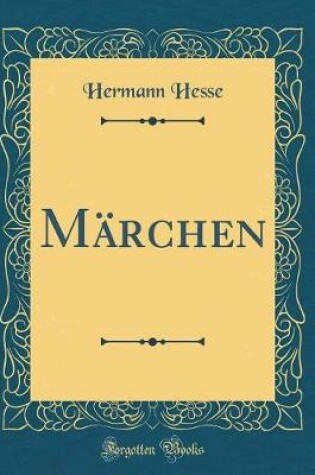 Cover of Marchen (Classic Reprint)