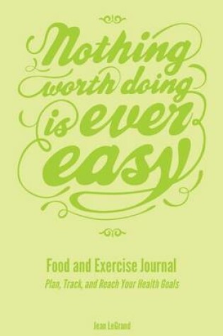 Cover of Food and Exercise Journal