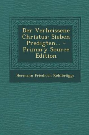 Cover of Der Verheissene Christus