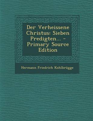 Book cover for Der Verheissene Christus