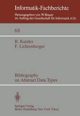 Cover of Bibliography on Abstract Data Types