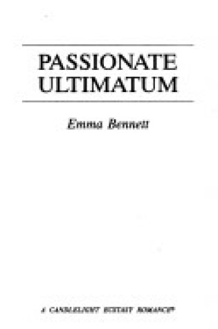 Cover of Passionate Ultimatum