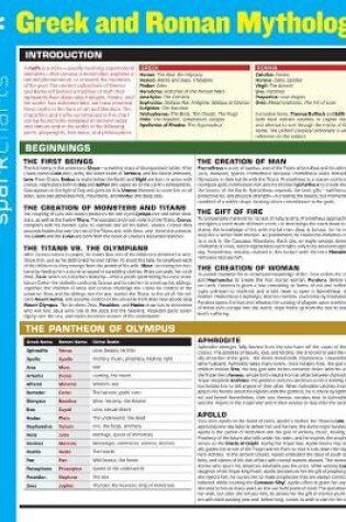 Cover of Greek and Roman Mythology SparkCharts