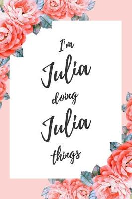 Book cover for I'm Julia Doing Julia Things