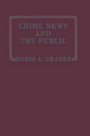 Cover of Crime News and the Public.