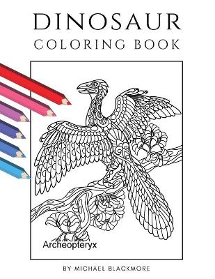 Book cover for Dinosaur Coloring Book