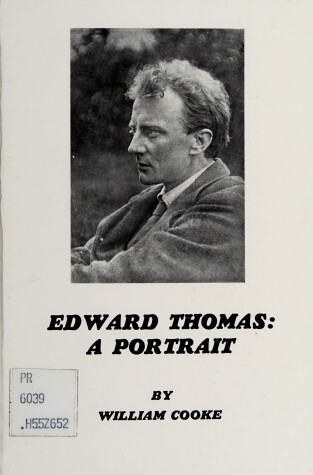 Book cover for Edward Thomas