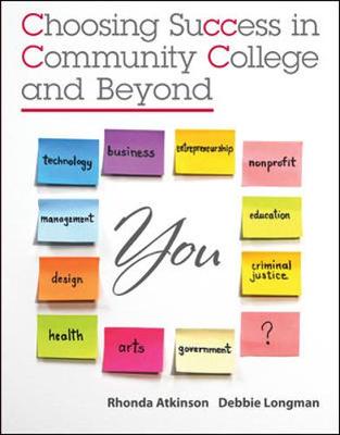 Book cover for Choosing Success in Community College and Beyond